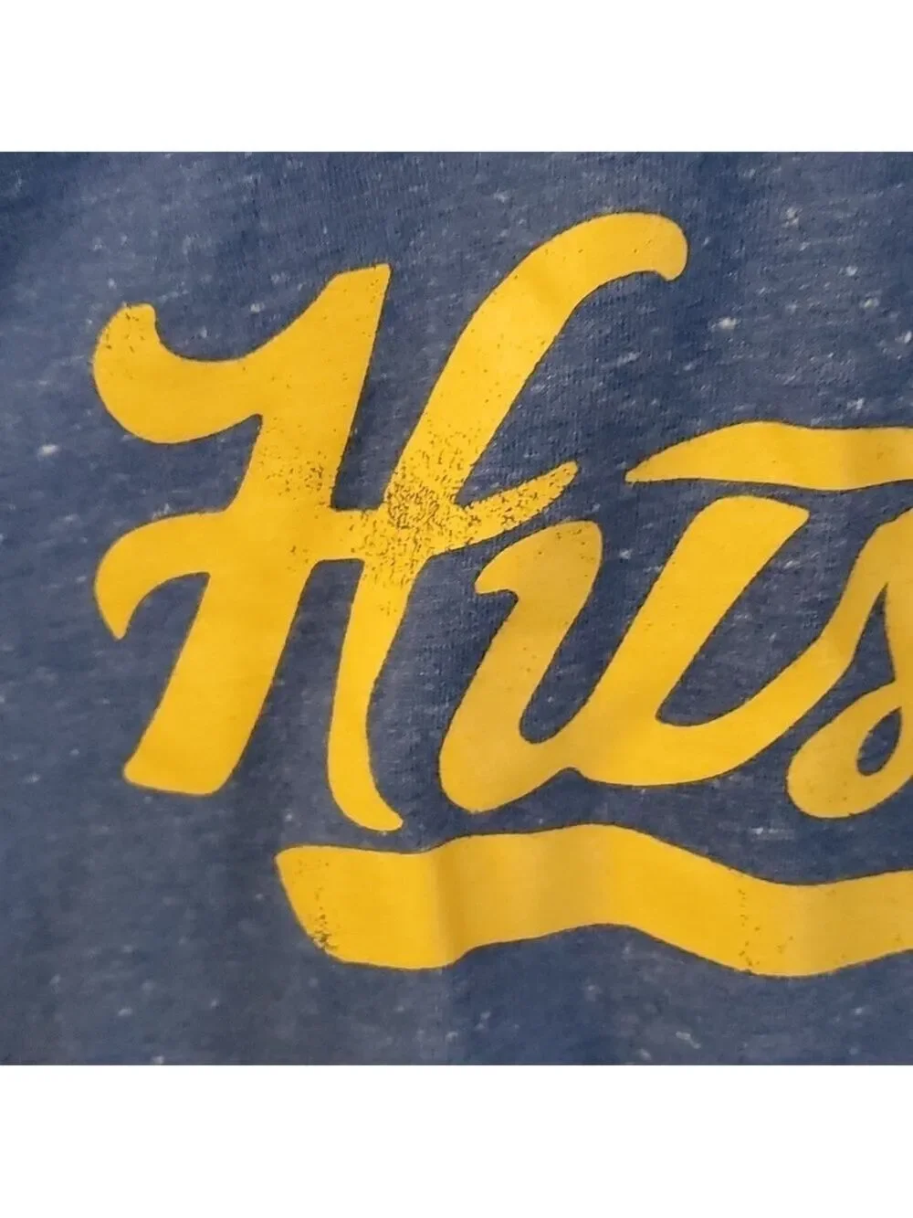 Old Navy Hoodie Pullover Hustle blue yellow lightweight boys size XL 14 - 16